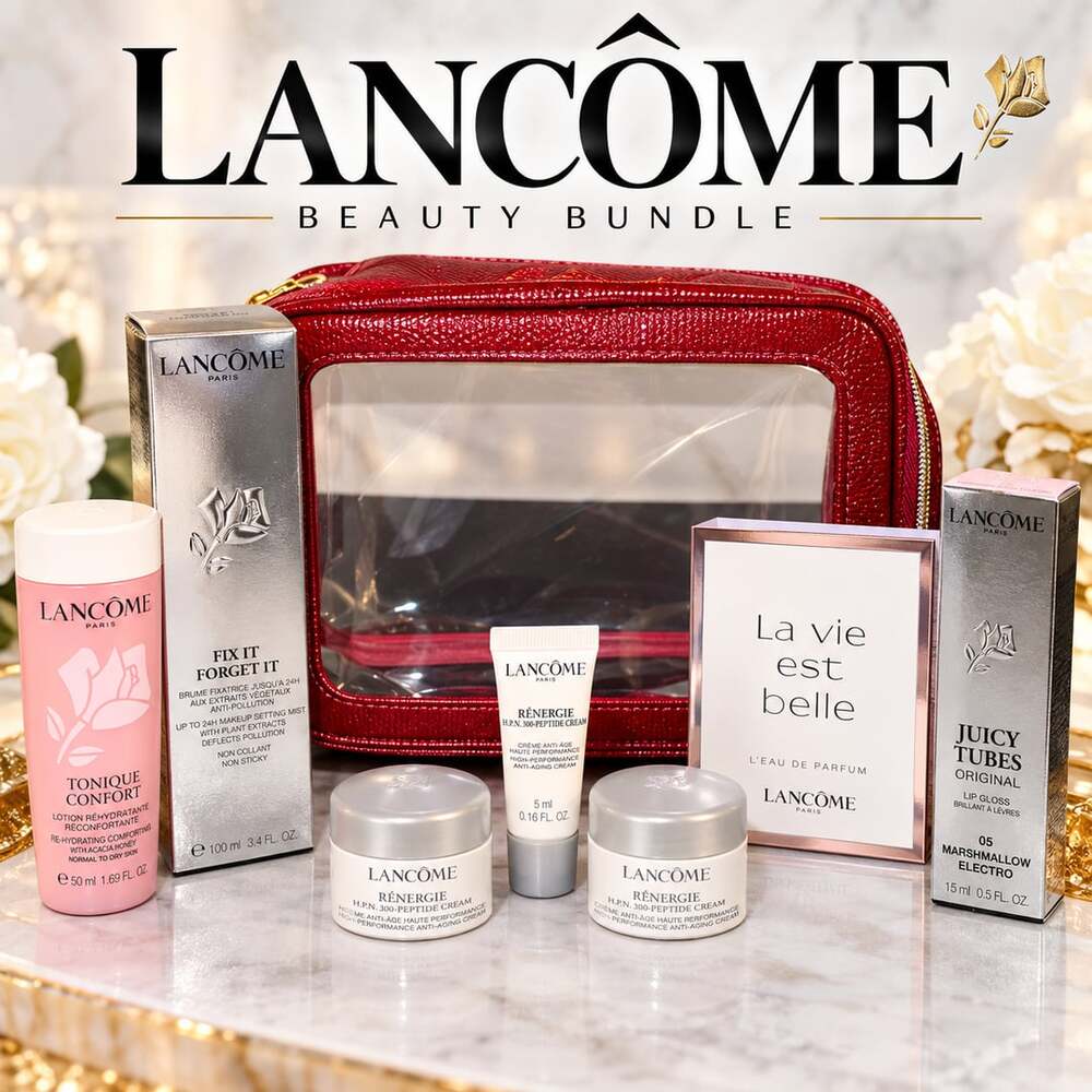 Lancôme Skincare And Makeup Beauty Bundle Set